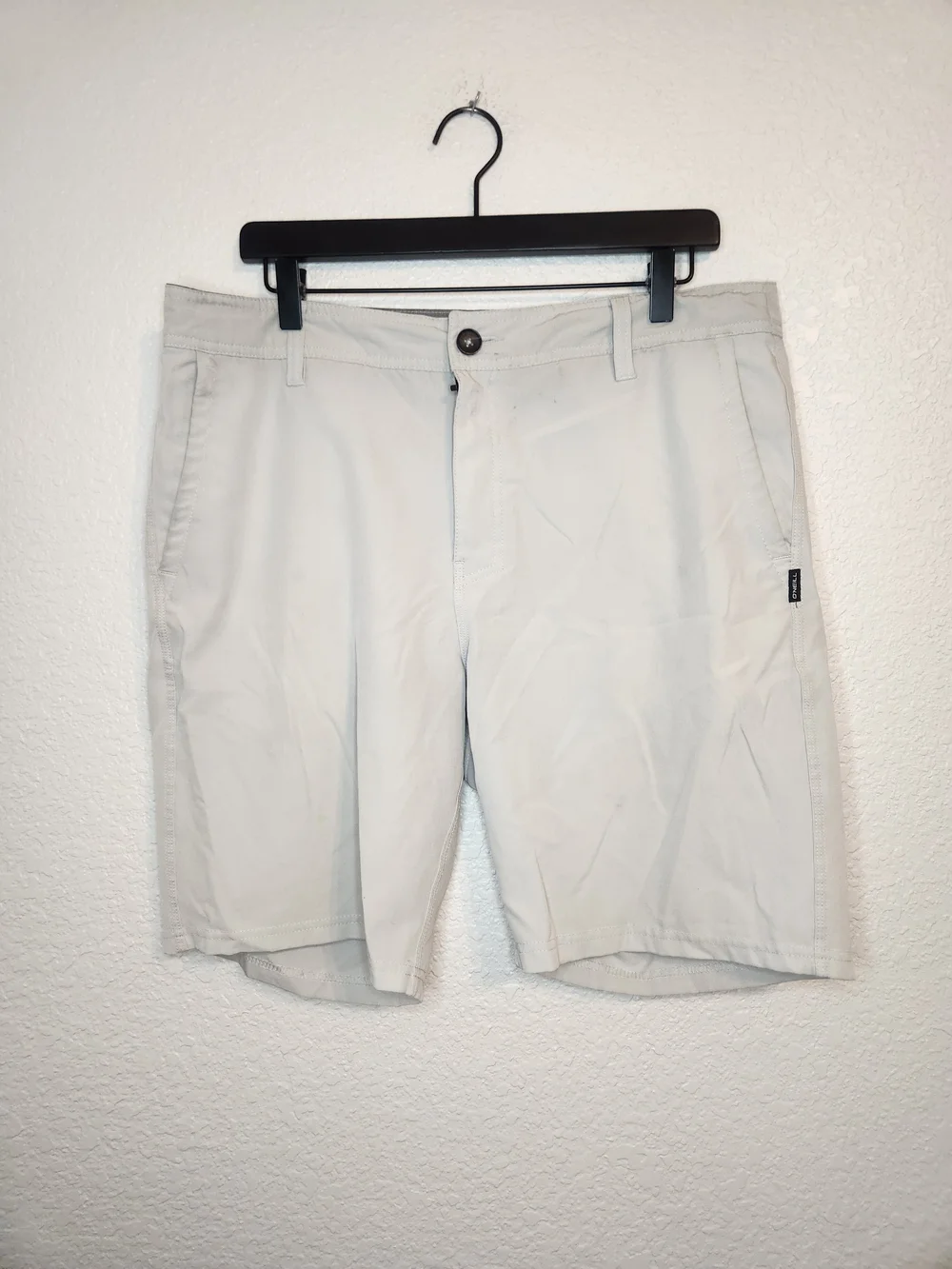 O'neill hybrid hyperfreak pro stretch size 33 Heather hybrid shorts